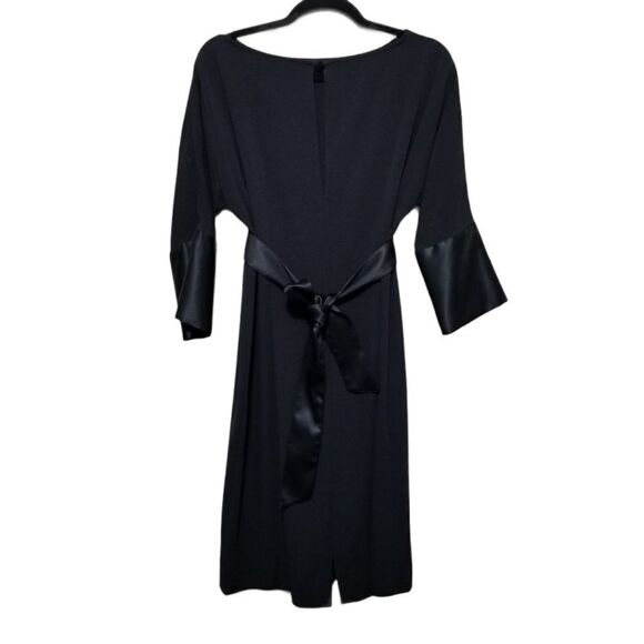 Doncaster Black Silk Dress 8 - Picture 1 of 6